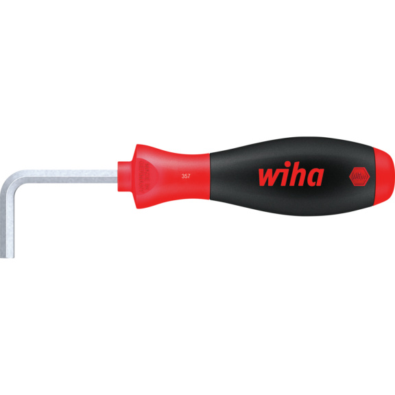 WIHA Sechskantschraubendreher 6 mm abgewinkelt SoftFinish - Sechskant-Winkel-Schraubendreher