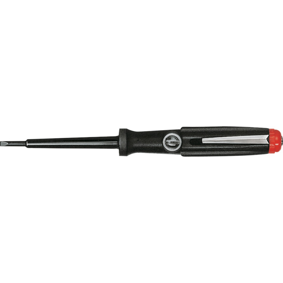 WIHA Voltage tester screwdriver with black handle