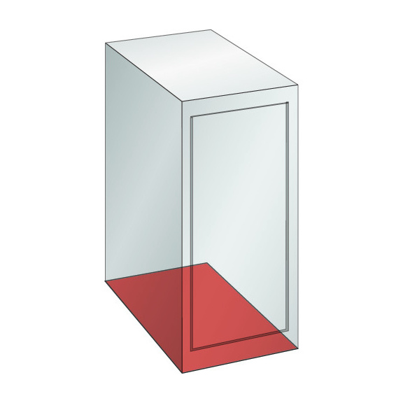 95.292.530.A LISTA, ESD SSK Gehäuse 18x27E (BxTxH) 411x572x1000mm AUTO Lock NCS S 2403-Y - Schrankgehäuse ESD