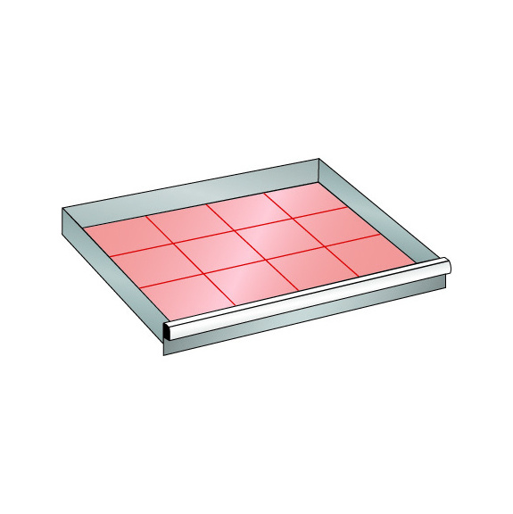 95.563.590 LISTA,ESD SSK Schublade 36x27E Fronthöhe 100mm RAL7035 - Schubladen ESD