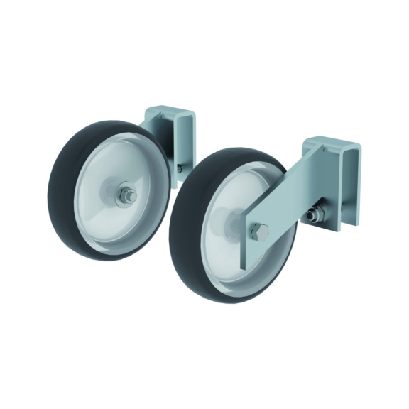 MUNK GÜNZBURGER lifting dollies for rigid work platform 125 mm 2 pieces - Castors