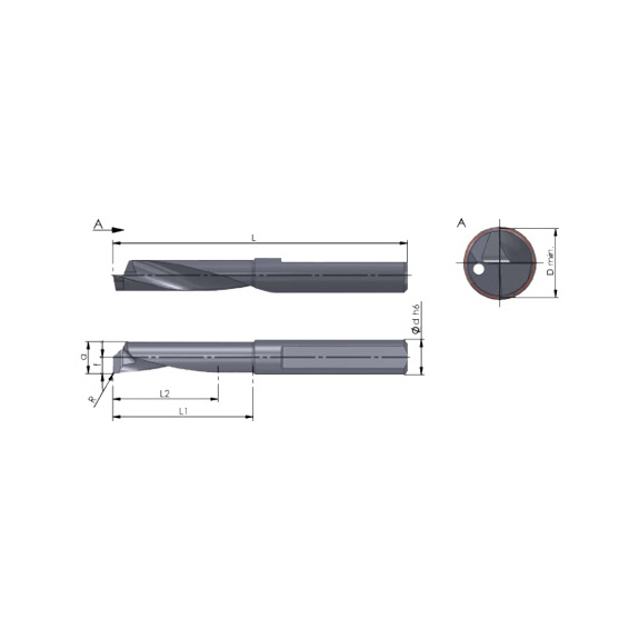 LDT.7-20/K10F DÜMMEL, Ultramini DT-Line Ø7x42 - Typ DT, Ultramini Schneideinsatz