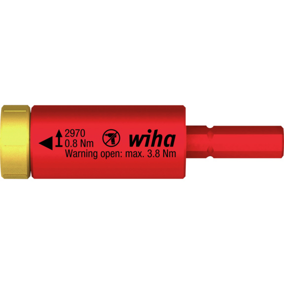 WIHA Drehmomentadapter electric easyTX 0,8 Nm fest eingestellt - VDE-Drehmoment-Adapter easyTorque electric