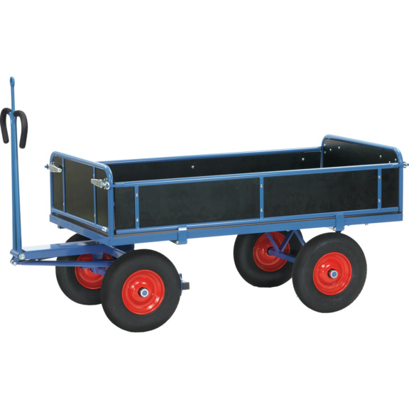 FETRA Handpritschenwagen 6456 V Tragfähigkeit 1250 kg Ladefläche 2000x1000mm - Handpritschenwagen 2-Achser