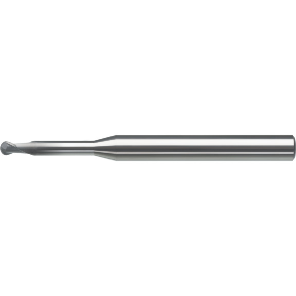 ATORN VHM Mini-Radiusfräser Durchmesser 1,0 x 1 x 25 x 55 mm Z2 HA 3 ULTRA DC - VHM Mini-Radiusfräser