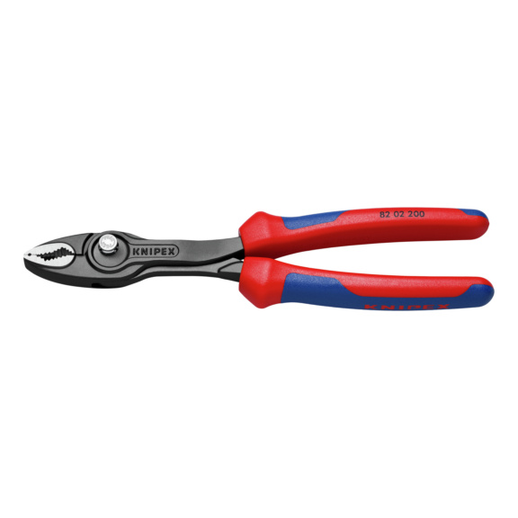 KNIPEX, pince préhension frontale TwinGrip 200 mm polie, manchons préhension 2C - Pince de préhension frontale