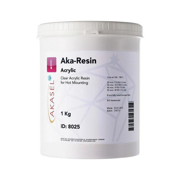 AKASEL AKA-RESIN ACRYLIC Acryl Warmeinbettmitteltransparent 1 kg - Warmeinbettmittel AKA-RESIN Acrylic