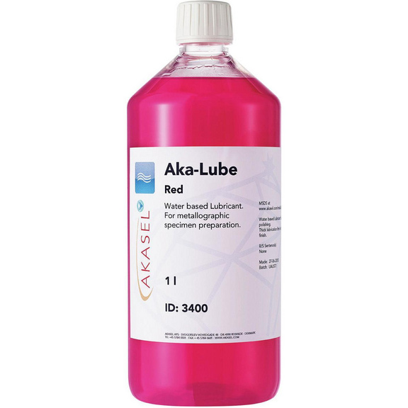 AKASEL RED AKA-LUBE Schmiermittel Dicke Viskosität für Oberflächenfinish 1 l - Schmiermittel Red Aka-Lube