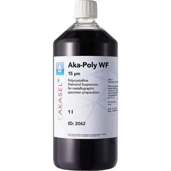 AKASEL AKA-POLY Wasserfrei 15µm Glykol-basierende Suspension 1 Liter - Diamantsuspension Aka-Poly, wasserfrei