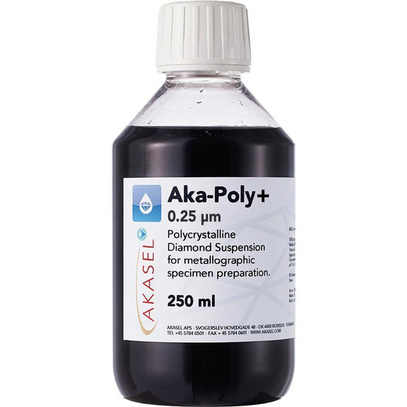 AKASEL AKA-POLY+ Hochkonzentrat 9µm Suspension hohe Diamantkonzentration 500ml - Diamantsuspension Aka-Poly+, hochkonzentriert