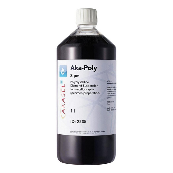 AKASEL AKA-POLY Diamantsuspension 3µm 1 Liter - Diamantsuspension Aka-Poly