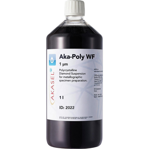 AKASEL AKA-POLY Wasserfrei 1µm Glykol-basierende Suspension 1 Liter - Diamantsuspension Aka-Poly, wasserfrei