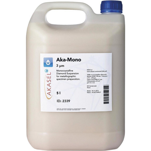 AKASEL AKA-MONO Diamantsuspension 3µm 5 Liter - Diamantsuspension Aka-Mono