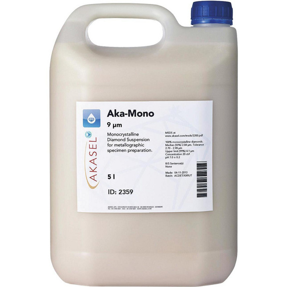 AKASEL AKA-MONO Diamantsuspension 9µm 5 Liter - Diamantsuspension Aka-Mono