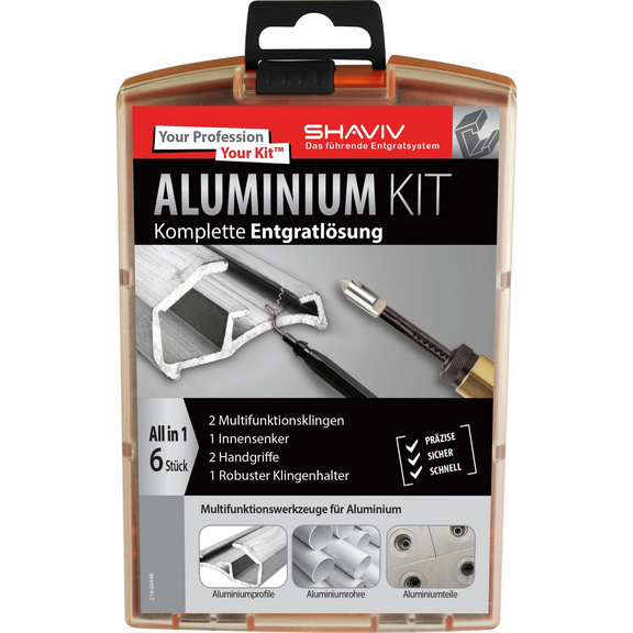 SHAVIV Entgrater Kit Aluminium - Entgrater Kit Aluminium