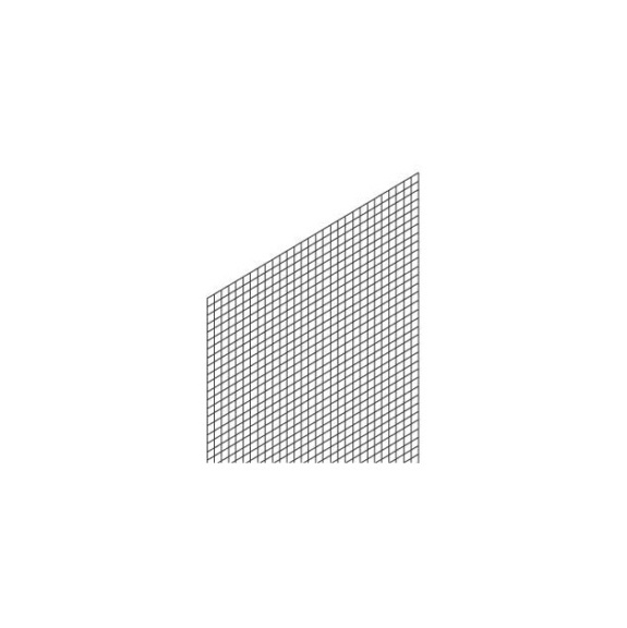 HOFE Rückwandgitter 3000x750 mm, verzinkt Stecksystem - Gitter-Rückwand