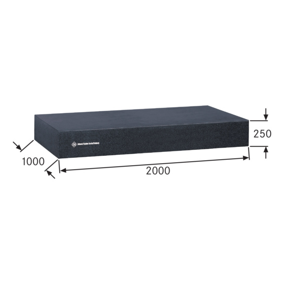 JFA Messplatte und Kontrollplatte 2000x1000 mm Gen. I - Mess- und Kontrollplatte