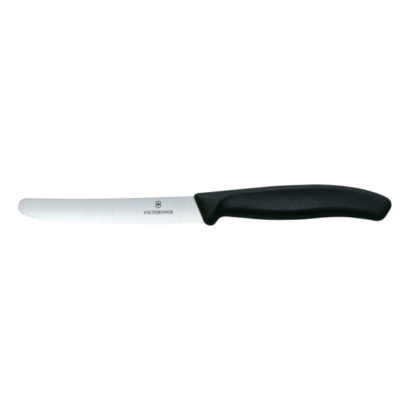 VICTORINOX Tafelmesser schwarz - SwissClassic Tafel- und Tomatenmesser