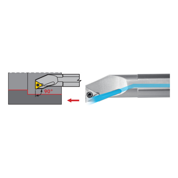 ATORN STFC Bohrstange Stahl Positiv Links A 20 R STFC R/L 16 - STFC Bohrstange Stahl Positiv Links