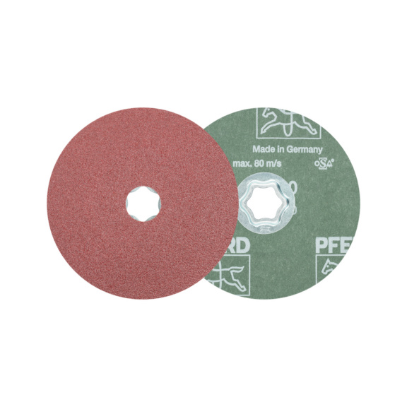 PFERD Fiberscheibe Combiclick Korund Durchmesser 125 mm A 60 - COMBICLICK Korund Fiberscheibe