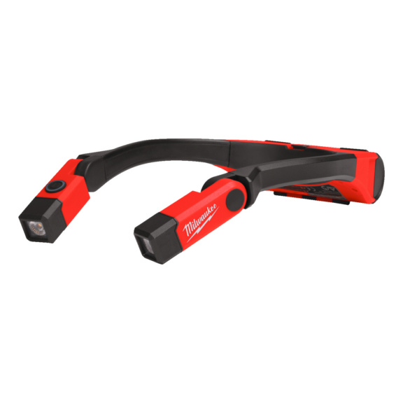 MILWAUKEE USB Akku-Nackenleuchte L4 NL400-301 4 V 3 Ah Leuchtdauer bis 8 h - USB Akku-Nackenleuchte L4 NL400-301