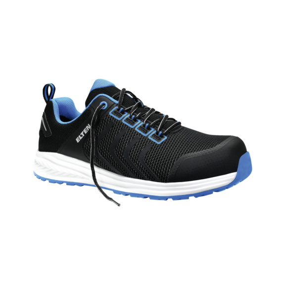 ELTEN Sicherheitshalbschuh LIVAS Black-Blue Low, S1P, Gr. 46 - Sicherheitshalbschuh LIVAS Black-Blue Low