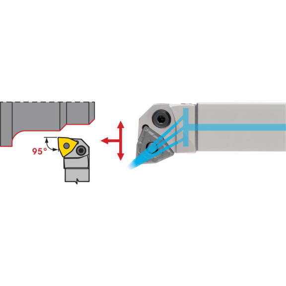 ATORN Klemmhalter PWLNL 2525 M08 IK G1/8 - PWLN Klemmhalter mit Innenkühlung Negativ