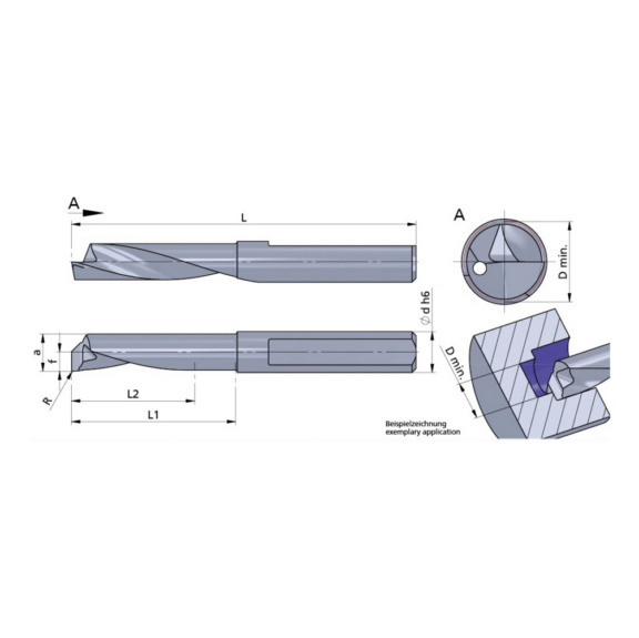 RDT.4-20/AL41F DÜMMEL, Ultramini DT-Line Ø4x42; L1=20; L2=16 - Typ DT, Ultramini Schneideinsatz