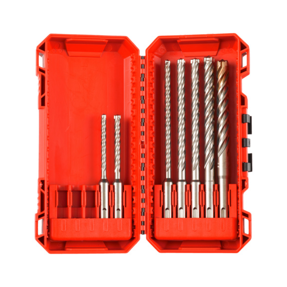 MILWAUKEE hammer drill bit set suitable for SDS Plus MX4 1.0 12.0 mm 7 pieces
