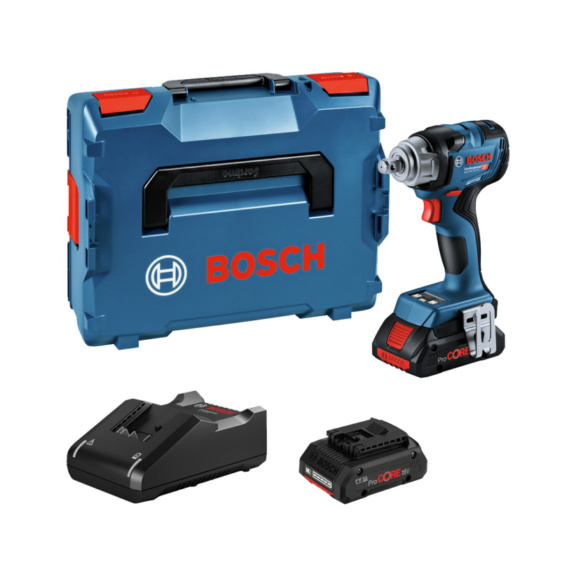 BOSCH Akku-Drehschlagschrauber GDS 18V-330 HC L-BOXX 136 2 x Akku 18V 4.0Ah - Akku-Drehschlagschrauber GDS 18V-330 HC