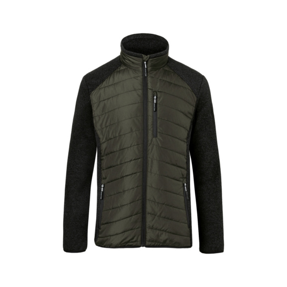 KÜBLER Hybridjacke oliv/dunkelgrau Größe S - Hybridjacke