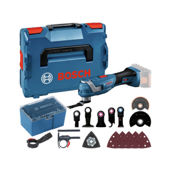 Outil multifonction BOSCH GOP 18V-34, unité seule avec accessoires dans L-BOXX - Outil multifonction GOP 18V-34