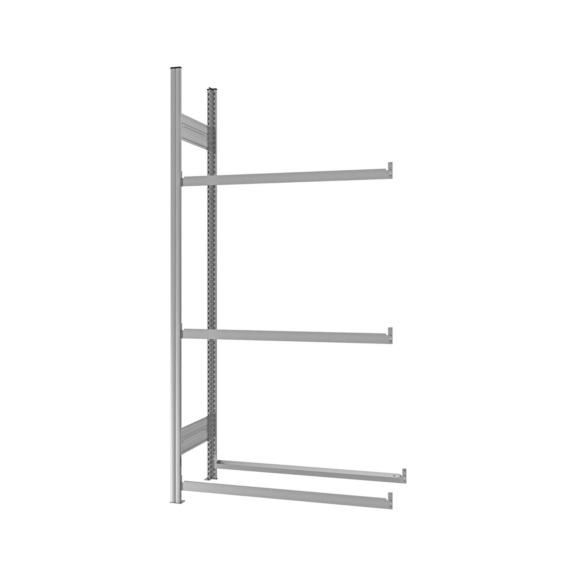 HOFE Reifenregal-Anbaufeld 1000x400 mm, 3 Ebenen verzinkt, Traglast 150 kg - Reifenregal, einseitig