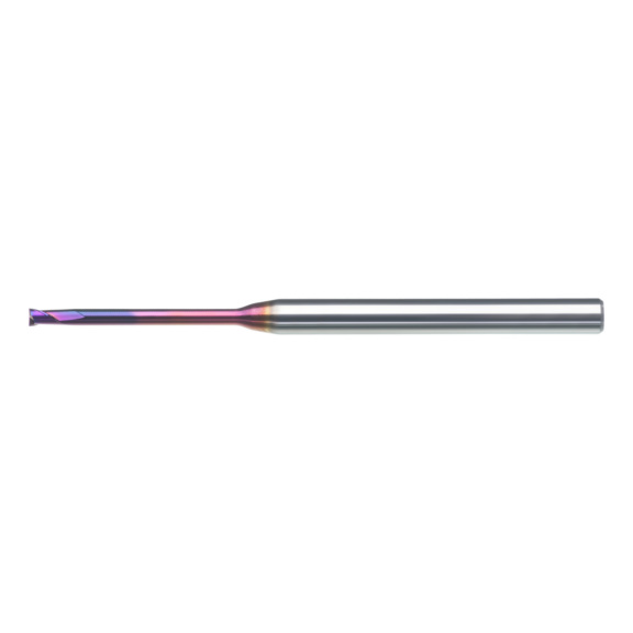 ATORN mini end mill, long neck dia. 1.5x2.3x14x50 mm T=2 HA RockTec PRO - Solid carbide miniature end mill