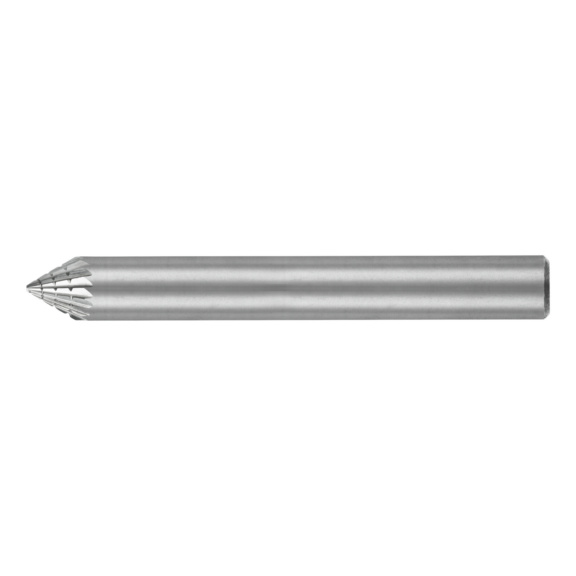 ATORN Hartmetall-Frässtift 3 mm KSJ 0303.03 Z6 HM Zahnung 6 - Hartmetall-Frässtift