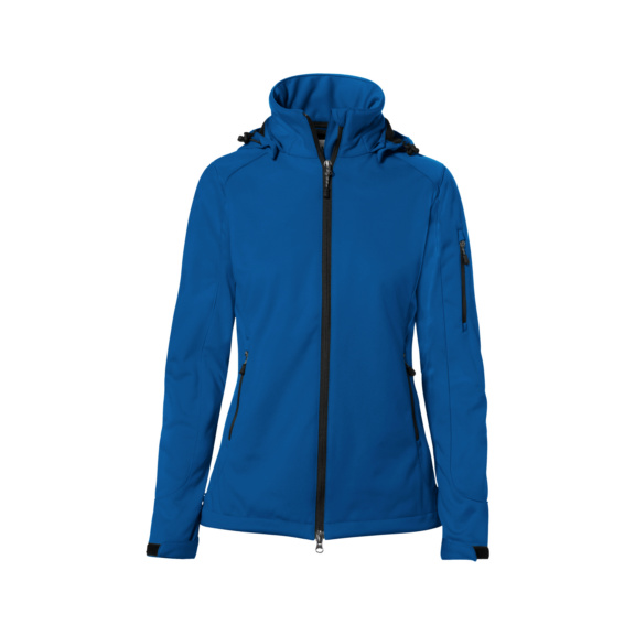 HAKRO Damen Softshelljacke Alberta, royalblau, Gr. XL - Damen Softshelljacke Alberta