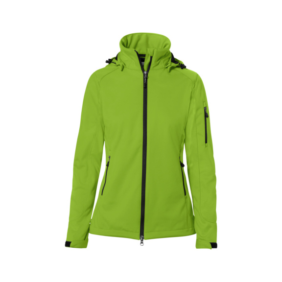 HAKRO Damen Softshelljacke Alberta, kiwi, Gr. S - Damen Softshelljacke Alberta