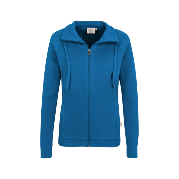 HAKRO Damen Sweatjacke College, royalblau, Gr. XL - Damen Sweatjacke College