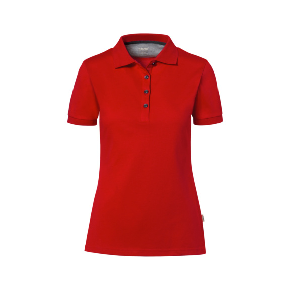 HAKRO Damen Poloshirt Cotton Tec, rot, Gr. S - Damen Poloshirt COTTON TEC®