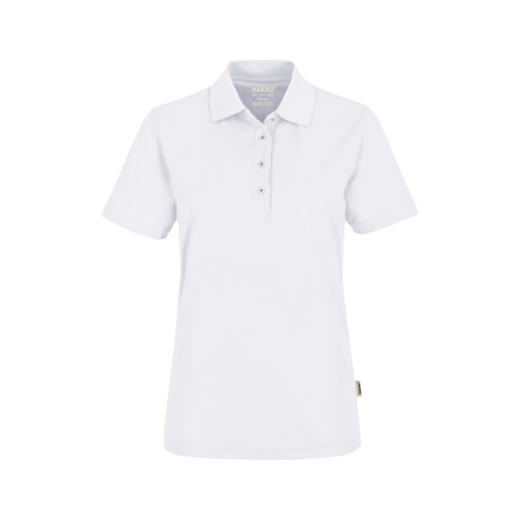 HAKRO Damen Poloshirt Coolmax, weiß, Gr. XL - Damen Poloshirt COOLMAX®