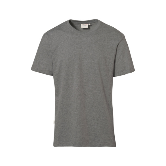 HAKRO Herren T-Shirt Classic, grau meliert, Gr. M - Herren T-Shirt Classic