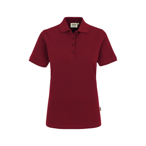 HAKRO Damen Poloshirt Classic, weinrot, Gr. S - Damen Poloshirt Classic