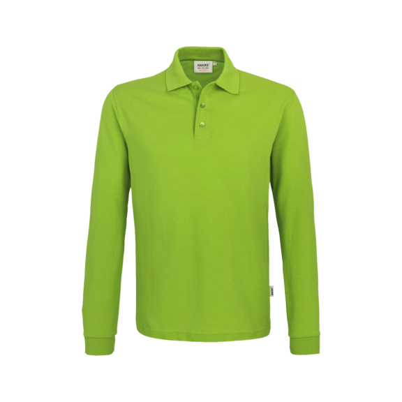 HAKRO Herren Longsleeve-Poloshirt Mikralinar, kiwi, Größe 5XL - Herren Longsleeve Poloshirt MIKRALINAR®