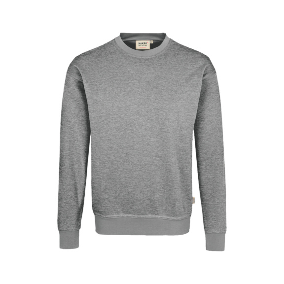 HAKRO Unisex Sweatshirt Mikralinar, grau meliert, Größe 3XL - Unisex Sweatshirt MIKRALINAR®