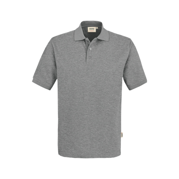 HAKRO Herren Poloshirt Mikralinar, grau meliert, Größe S - Herren Poloshirt MIKRALINAR®