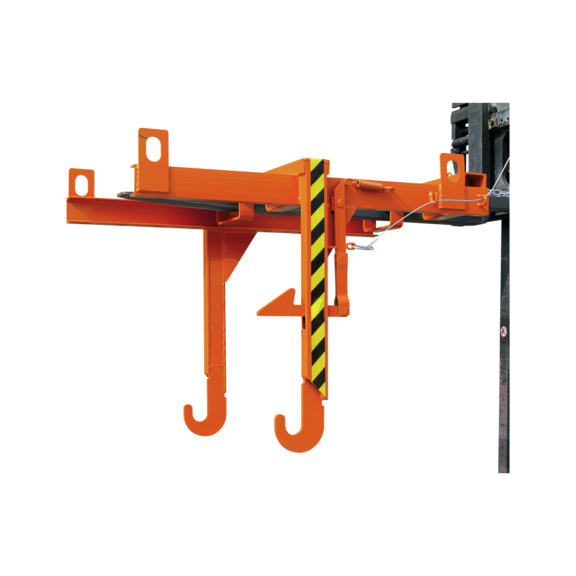 EICHINGER tipping gear for forklift trucks and cranes 2029.12 pure orange - 2029 tipping gear/beam for 2028 stack tipper