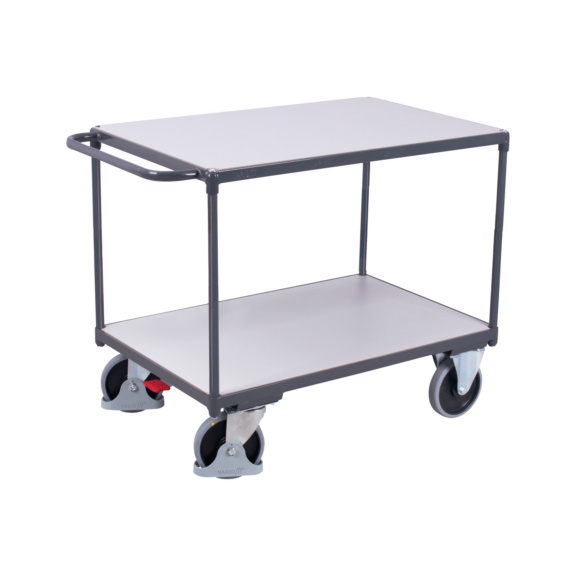 VARIOFIT sw-600.562 heavy-duty ESD table trolley with two load areas - ESD table trolley with two load areas