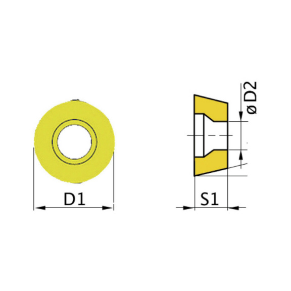 3441705 OPTIMUM, HM-Ersatzwendeplatten ISO RNMG1204MO - HM-Ersatzwendeplatten ISO