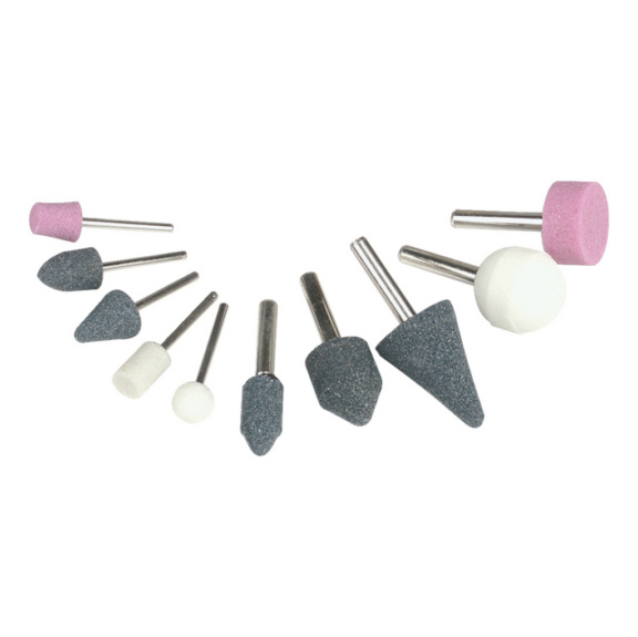 2403150 AIRCRAFT, Schleifstifte-Set 10-teilig (5 x 3 mm, 5 x 6 mm) - Schleifstifte-Set