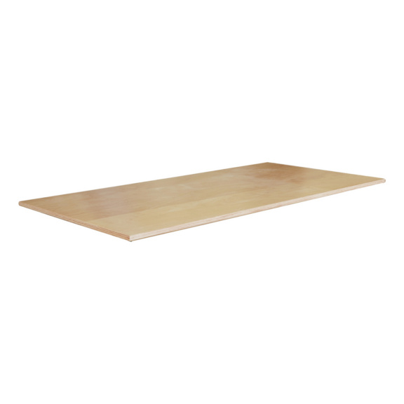 5193301 HOLZSTAR, Arbeitsplatte Buche-Multiplex 1250 x 800 mm - Arbeitsplatte